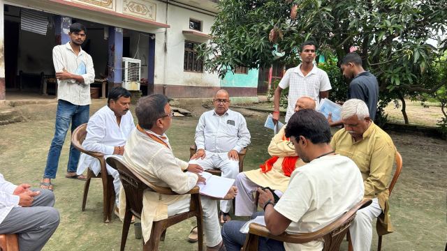 जन चौपाल एवं संवाद — इं. दिनेश सिंह, बैरिया, बलिया