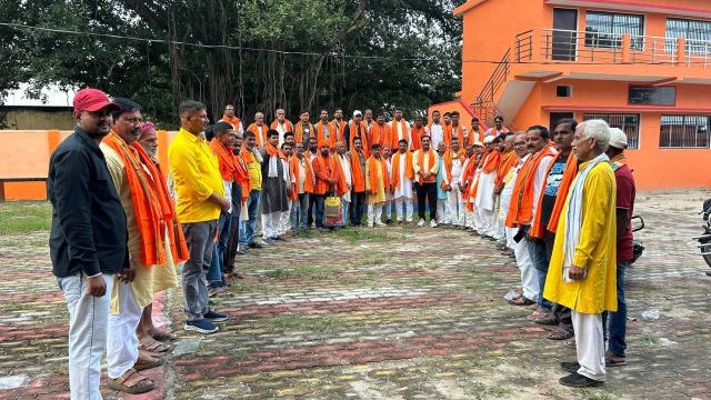 संगठन बैठक — इं. दिनेश सिंह, बैरिया, बलिया