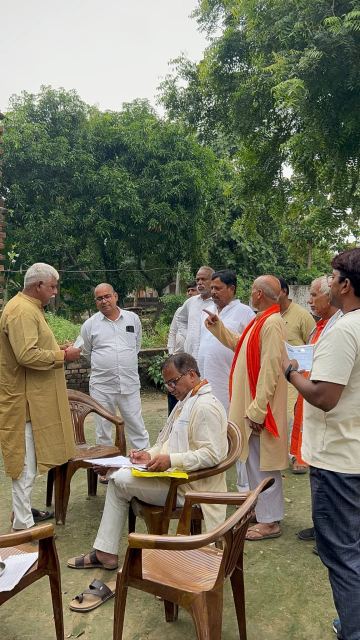 जन चौपाल एवं संवाद — इं. दिनेश सिंह, बैरिया, बलिया