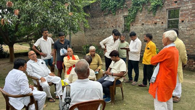 जन चौपाल एवं संवाद — इं. दिनेश सिंह, बैरिया, बलिया